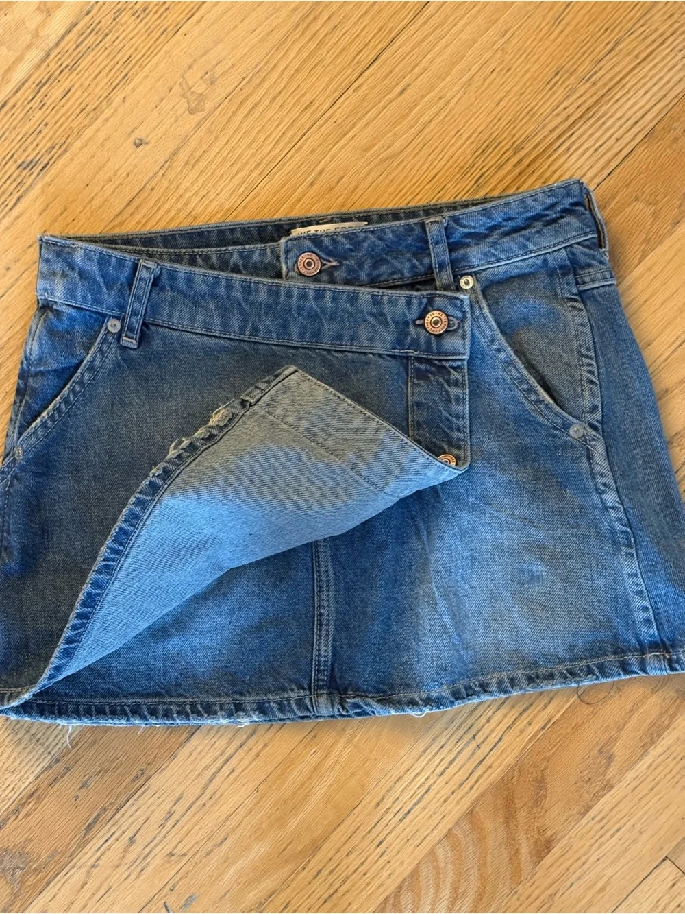 FREE PEOPLE Wynne Womens Denim Skirt, SZ 27, NWOT